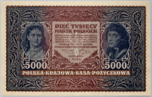 II RP, 5000 marek polskich 7.02.1920, III Serja D