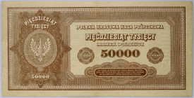 II RP, 50000 marek polskich 10.10.1922, seria E