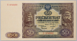 PRL, 50 złotych 13.05.1946, seria N