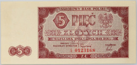 PRL, 5 złotych 1.07.1948, seria A