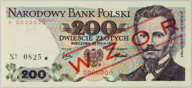 PRL, 200 złotych 25.05.1976, WZÓR, No. 0825, seria A