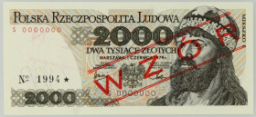 PRL, 2000 złotych 1.06.1979, WZÓR, No. 1994, seria S
