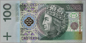 Polska, III RP, 100 złotych 25.03.1994, seria AA