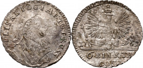 Russia, Elisabeth I, Coins for Prussia, 1/6 Thaler 1761, Konigsberg