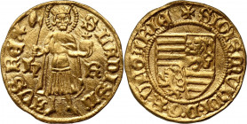 Hungary, Sigismund of Luxembourg 1387-1437, Goldgulden ND, Nagyszeben