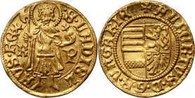 Hungary, Albrecht Habsburg 1437-1439, Goldgulden ND, Kremnitz