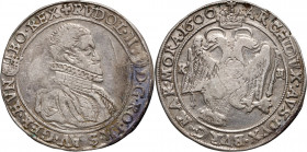 Hungary, Rudolph II, 1/2 Thaler 1600 KB, Kremnitz