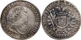 Hungary, Ferdinand III, Thaler 1656 KB, Kremnitz