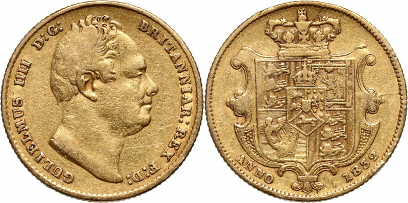 Great Britain, William IV, Sovereign 1832, London Gold 7,84 g. Złoto 7,84 g. Ref...
