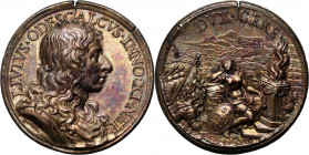 Italy, 17th century, medal ND, Livio Odescalchi, Battle of Ceri