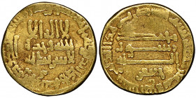 Abbasid Caliphate, Al-Rashid (AH 170-193 / 786-809 AD) 
Dinar, AH 184, AU 3.76 g.
NGC CLIPPED