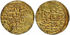 Ottoman Empire. Suleiman I, 1520-1566 (926-974 AH)
Sultani, AH 926, Misr (Cairo), AU 3.47 g.
Fr. 2
NGC AU 53