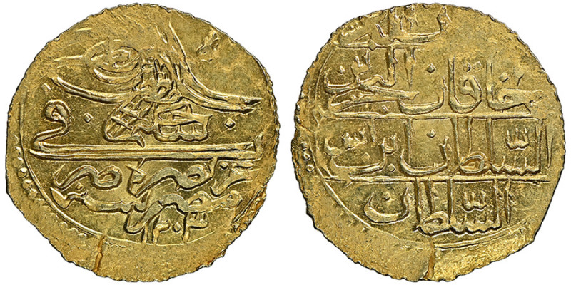 Selim III 1203-1222 AH
1 Zeri Mahbub, AH 1203/1, Misr, AU 2.6 g.
Ref : Fr. 54
NG...