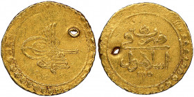 Ahmed III AH 1115-1143
1/2 Zeri, Instambul, AU 1.3 g.
Ref : Fr. 31
NGC XF DETAILS HOLED