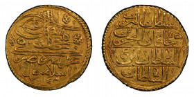 Mahmud I AH 1143-1167
Zeri Mahbub, AH 1143 VIII, (1731), AU 2.6 g
Ref : Fr. 43
PCGS AU 55