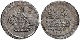 Mahmud II, 1808-1839
Para, AH1223 year 1, AG
Ref : KM#557
NGC MS 64 Top Pop: le plus beau gradé