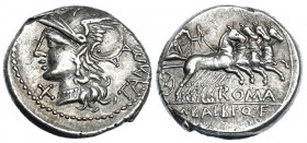 BAEBIA. Denario. Roma (137 a.C.). FFC-200. SB-12a. EBC-/ MBC+.
