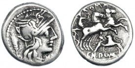 DOMITIA. Denario. Roma (128 a.C.). SB-14. FFC-680. MBC.