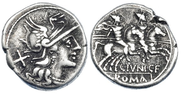 JUNIA. Denario Roma (149 a.C.). FFC-776. SB-1. MBC.