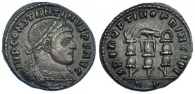 CONSTANTINO I. Follis. Roma (312-313). RIC-349a. EBC-. Escasa. Ex colección Dattari.