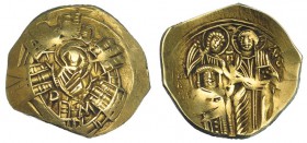 MIGUEL VIII PALEÓLOGO. Hyperpyron. Constantinopla (1261-1282). SBB-2242. Grafitos. MBC+.