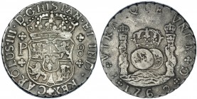 8 reales. 1769. Guatemala. P. VI-854. MBC-. Escasa.