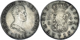 4 reales. 1813. Madrid. IJ. VI-879. MBC. Rara.