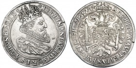 ESTADOS AUSTRIACOS. Silesia. Fernando II. Taler. 1632. Iz. Breslau. A/ FERFINANDVS•II•D: G. (W). R.I.S.A.G. HVN•BO•REX. R/ ARCHIDVX AVSTRI•DVX•BVRG•SI...