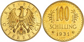 AUSTRIA. 100 schilling. 1931. KM-2842. B.O. EBC+.