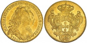 BRASIL. María I y Pedro III. Peça. 1780. R. GO-30.08. MBC.