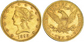 ESTADOS UNIDOS DE AMÉRICA. 10 dólares. 1895. KM-102. EBC-.