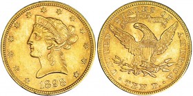 ESTADOS UNIDOS DE AMÉRICA. 10 dólares. 1898. KM-102. EBC.
