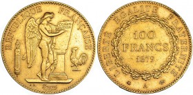 FRANCIA. 100 francos. 1879. A. KM-832. Golpecito en la gráfila. MBC+.