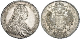 ESTADOS ITALIANOS. Toscana. Francescone. 1748. C-8b. DAV-1507. EBC-/EBC.