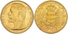 MÓNACO. 100 francos. 1891.A. KM-105. MBC+.