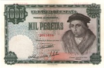 BANCO DE ESPAÑA. 1000 pesetas. 2-1946. Sin serie. ED-D54. EBC+.