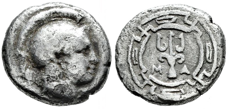 Ionia. Magnesia ad Maeandrum. Obol. 400-350 BC. (SNG Kayhan-404/7). (SNG von Aul...