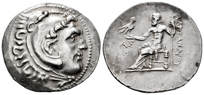 Pamphylia. Aspendos. Tetradrachm. 205-204 BC. In the name and types of Alexander...