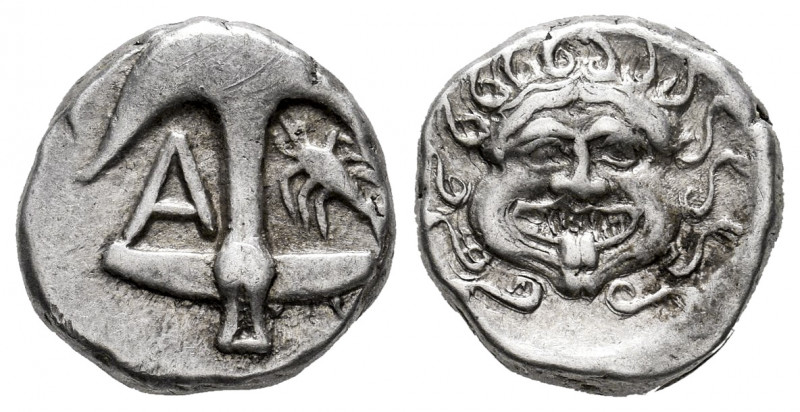 Thrace. Apollonia Pontika. Drachm. Late 5th-4th centuries BC. (Hgc-3.2, 1323). (...