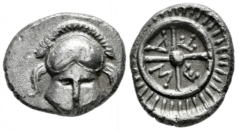 Thrace. Mesembria. Diobol. S. VI a.C. (SNG BM Black Sea-568/271). (Topalov, Mess...