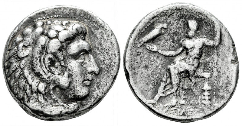 Kingdom of Macedon. Seleukos I Nikator. Tetradrachm. 336-323 BC. In the name and...