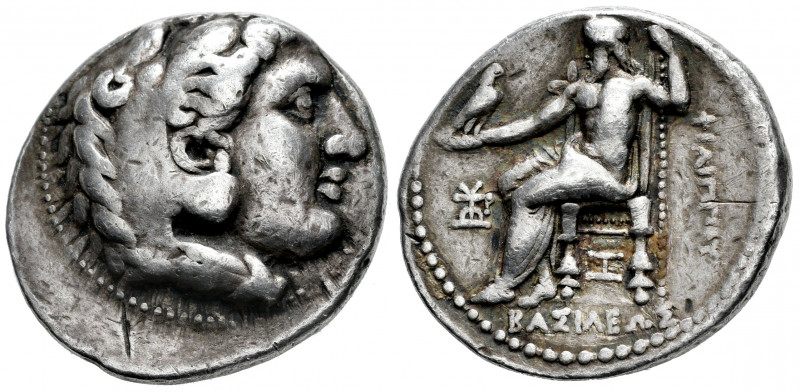 Kingdom of Macedon. Seleukos I Nikator. Tetradrachm. 318-315 BC. Babylon. In the...