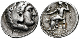 Kingdom of Macedon. Seleukos I Nikator. Tetradrachm. 318-315 BC. Babylon. In the name of Philip III and types of Alexander III of Macedon. (SC-Cad 43....