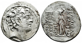 Seleukid Kingdom. Seleukos VI Epiphanes Nikator. Tetradrachm. 96-94 BC. Seleukeia on the Kalykadnos. (SC-2405.9). Anv.: Diademed head to right. Rev.: ...