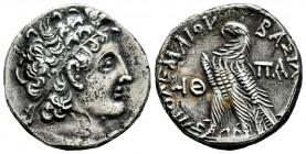 Ptolemaic Kings of Egypt. Ptolemy X Alexander I. Tetradrachm. RY 19 = 96/5 BC. Alexandria. (Svoronos-1679). (Sng Cop-368). (DCA-68). Anv.: Diademed he...