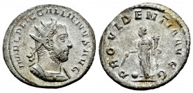 Gallienus. Antoninianus. 255-256 AD. Rome. (Ric-V 1.159). (Rsc-888). Anv.: IMP C P LIC GALLIENVS P F AVG, radiate and cuirassed bust to right. Rev.: P...