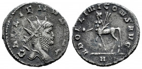 Gallienus. Antoninianus. 267-268 AD. Rome. (Spink-10178). (Ric-164). (Seaby-73). Rev.: APOLLINI CONS AVG. Ag. 3,40 g. VF. Est...60,00. 

Spanish Des...