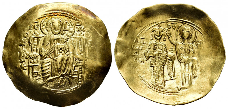 John II. Hyperpyron. 1118-1143 AD. Thessalonica. (Sear-1949). Anv.: Christ enthr...