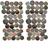 Important lot of 41 coins from the Ikalkusken mint. Remains of collection, containing different values and types, ideal for study. Very interesting. A...