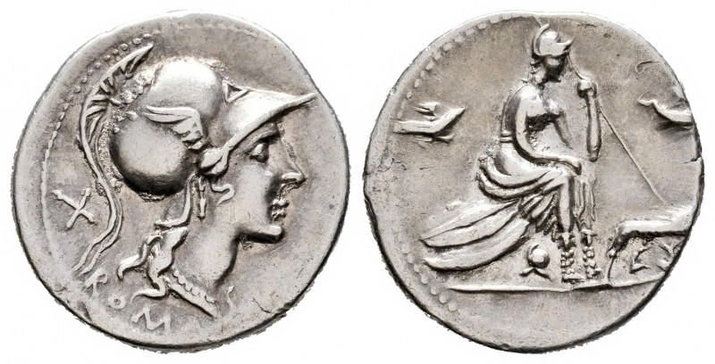 Anonymous. Denarius. 115-114 BC. Central Italy. (Ffc-83). (Craw-287/1). (Cal-58)...